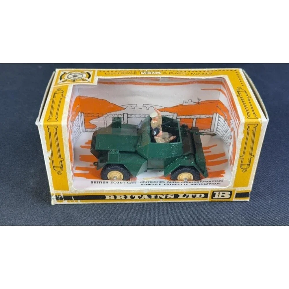 Britains Military Vehicles WWII British Scout Car Daimler Dingo 9781 Boxed